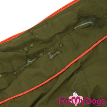 Last inn bildet i Galleri-visningsprogrammet, Varm vinterdress Khaki/Orange HANNE små-medium raser