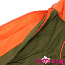 Last inn bildet i Galleri-visningsprogrammet, Varm vinterdress Khaki/Orange HANNE dachs