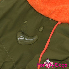 Last inn bildet i Galleri-visningsprogrammet, Varm vinterdress Khaki/Orange HANNE dachs