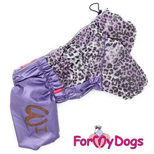 Last inn bildet i Galleri-visningsprogrammet, Regndress ¨Leo¨ Lilla TISPE, str 10 chihuahua m fl.