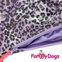 Last inn bildet i Galleri-visningsprogrammet, Regndress ¨Leo¨ Lilla TISPE, str 10 chihuahua m fl.