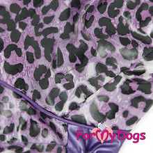 Last inn bildet i Galleri-visningsprogrammet, Regndress ¨Leo¨ Lilla TISPE, str 10 chihuahua m fl.