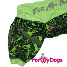 Last inn bildet i Galleri-visningsprogrammet, Regndress Grønn Neon HANNE cocker spaniel, beagle, dvergschnauzer m.fl.