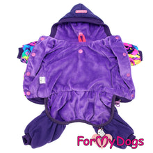 Last inn bildet i Galleri-visningsprogrammet, Velour dress, Lilla, dobbelt-velour UNISEX