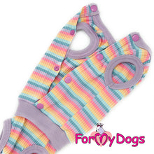 Last inn bildet i Galleri-visningsprogrammet, Sanitæri bodysuit stripet UNISEX