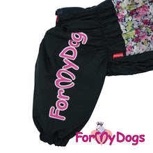 Last inn bildet i Galleri-visningsprogrammet, Regndress lilla-blomstret TISPE Mops/Fransk Bulldog