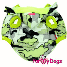 Last inn bildet i Galleri-visningsprogrammet, Jakke med hette ¨Camouflage¨ gul UNISEX (str 14, Chihuahua, Papillon ol.)