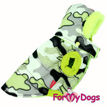 Last inn bildet i Galleri-visningsprogrammet, Jakke med hette ¨Camouflage¨ gul UNISEX (str 14, Chihuahua, Papillon ol.)