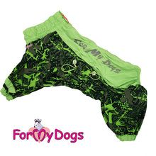 Last inn bildet i Galleri-visningsprogrammet, Regndress Grønn Neon HANNE cocker spaniel, beagle, dvergschnauzer m.fl.