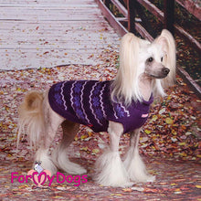 Last inn bildet i Galleri-visningsprogrammet, STRIKKET Genser “Snøfnugg” Lilla UNISEX