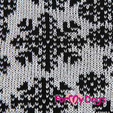 Last inn bildet i Galleri-visningsprogrammet, STRIKKET Genser “Snøfnugg” Sølv/Svart UNISEX