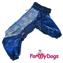 Last inn bildet i Galleri-visningsprogrammet, Regndress Blå HANNE STR A3 (Cocker spaniel, beagle, dvergsnausser el. lig)