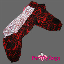 Last inn bildet i Galleri-visningsprogrammet, Vinterdress for medium og store hunder Rød/Svart Speider - TISPE