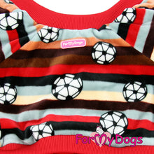 Last inn bildet i Galleri-visningsprogrammet, Velour varm Rød/Fotball UNISEX