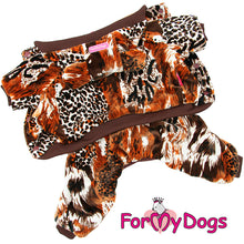 Last inn bildet i Galleri-visningsprogrammet, Dress med dyremønster, brun UNISEX