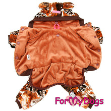 Last inn bildet i Galleri-visningsprogrammet, Dress med dyremønster, brun UNISEX