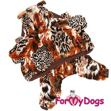 Last inn bildet i Galleri-visningsprogrammet, Dress med dyremønster, brun UNISEX