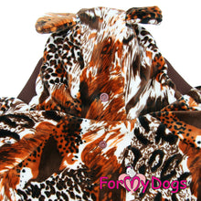 Last inn bildet i Galleri-visningsprogrammet, Dress med dyremønster, brun UNISEX