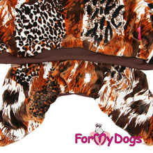 Last inn bildet i Galleri-visningsprogrammet, Dress med dyremønster, brun UNISEX