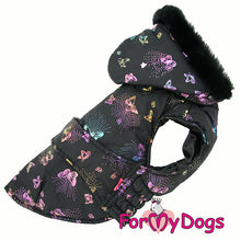 Last inn bildet i Galleri-visningsprogrammet, Jakke svart ¨sommerfugler¨ UNISEX, for Langhårete hunder