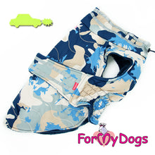 Last inn bildet i Galleri-visningsprogrammet, Jakke/dekken blå/grå UNISEX, Mops/Fransk Bulldog