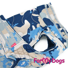 Last inn bildet i Galleri-visningsprogrammet, Jakke/dekken blå/grå UNISEX, Mops/Fransk Bulldog