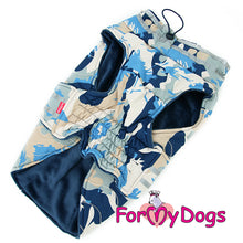 Last inn bildet i Galleri-visningsprogrammet, Jakke/dekken blå/grå UNISEX, Mops/Fransk Bulldog