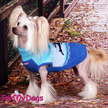 Last inn bildet i Galleri-visningsprogrammet, STRIKKET Genser “Hjort” BLÅ/Turkis UNISEX