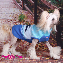 Last inn bildet i Galleri-visningsprogrammet, STRIKKET Genser “Hjort” BLÅ/Turkis UNISEX