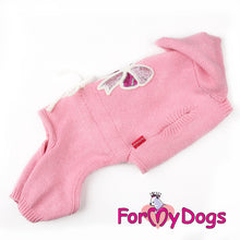 Last inn bildet i Galleri-visningsprogrammet, Strikket dress med hette ¨Bow¨ rosa UNISEX