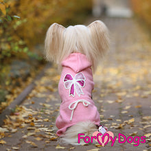 Last inn bildet i Galleri-visningsprogrammet, Strikket dress med hette ¨Bow¨ rosa UNISEX