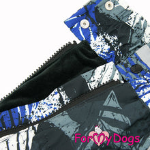 Last inn bildet i Galleri-visningsprogrammet, Varm vinterdress Blå/Grå HANNE, West Highland White Terrier