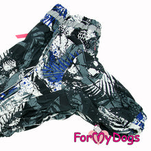 Last inn bildet i Galleri-visningsprogrammet, Varm vinterdress Blå/Grå HANNE, West Highland White Terrier