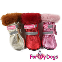 Last inn bildet i Galleri-visningsprogrammet, Boots Røde med Rød Pels (4 pk.) VINTER