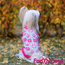 Last inn bildet i Galleri-visningsprogrammet, Strikket genser grå/rosa UNISEX chihuahua/yorkshire terrier osv