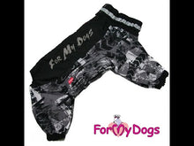 Last inn og spill av video i Gallerivisningen, Regndress svart/grå HANNE, West Highland White Terrier