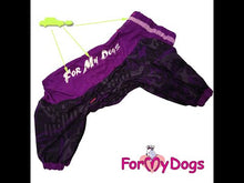 Last inn og spill av video i Gallerivisningen, Regndress Lilla Neon TISPE Mopps/Fransk bulldog