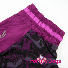 Last inn bildet i Galleri-visningsprogrammet, Regndress Lilla Neon TISPE Mopps/Fransk bulldog